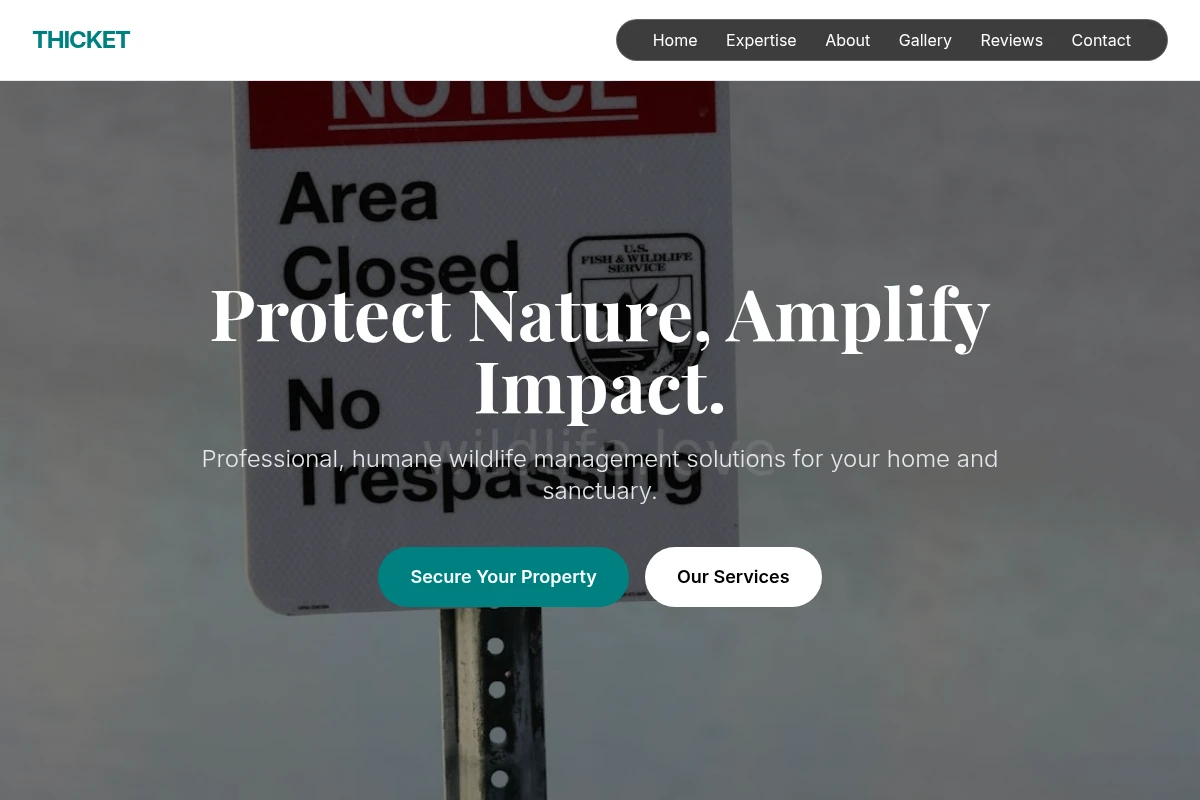 Thicket Wildlife Management