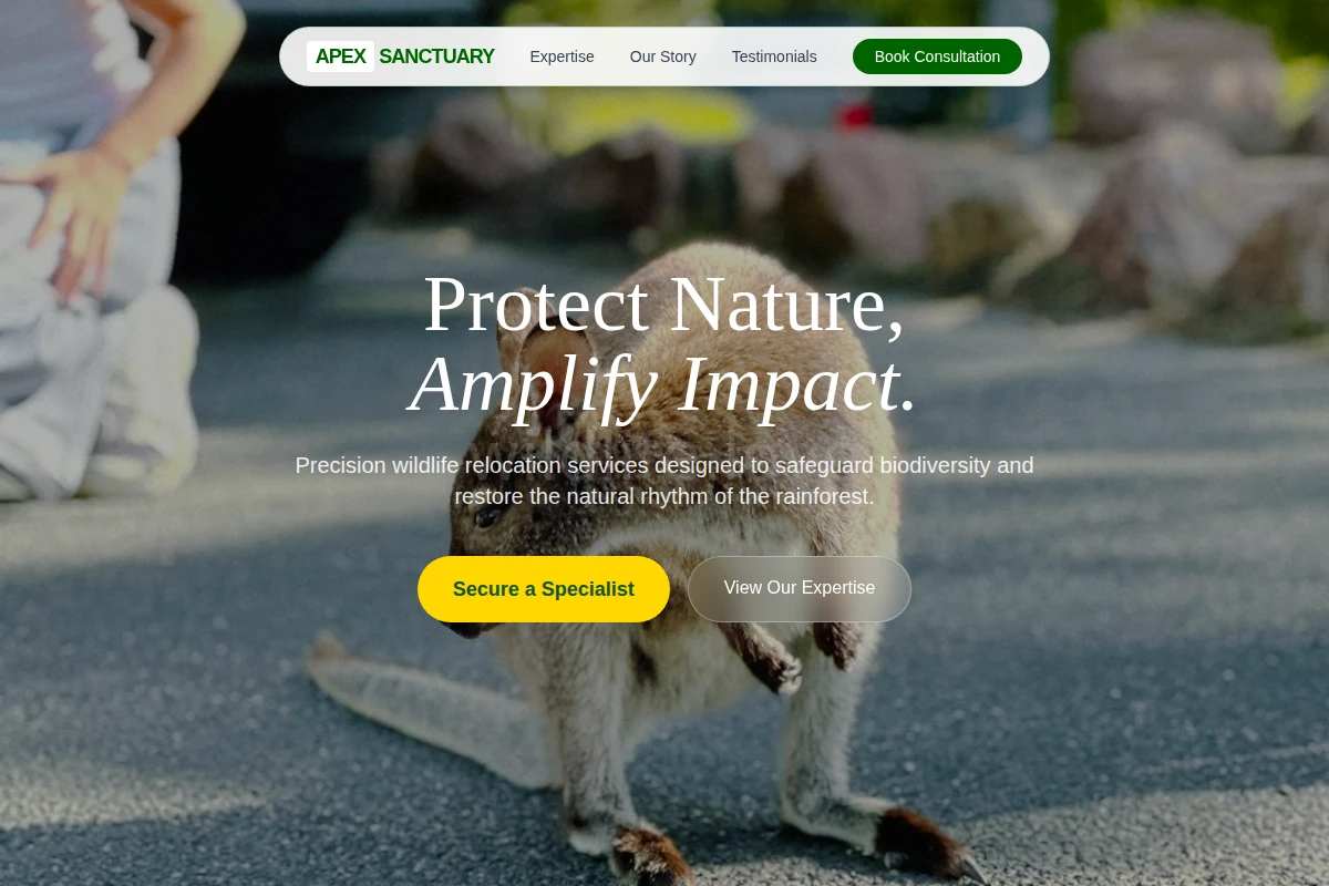 Rainforest Wildlife Relocation